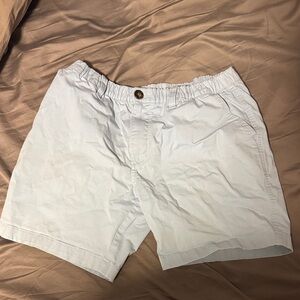 chubbies 7” Light Blue Elastic Waist Shorts
